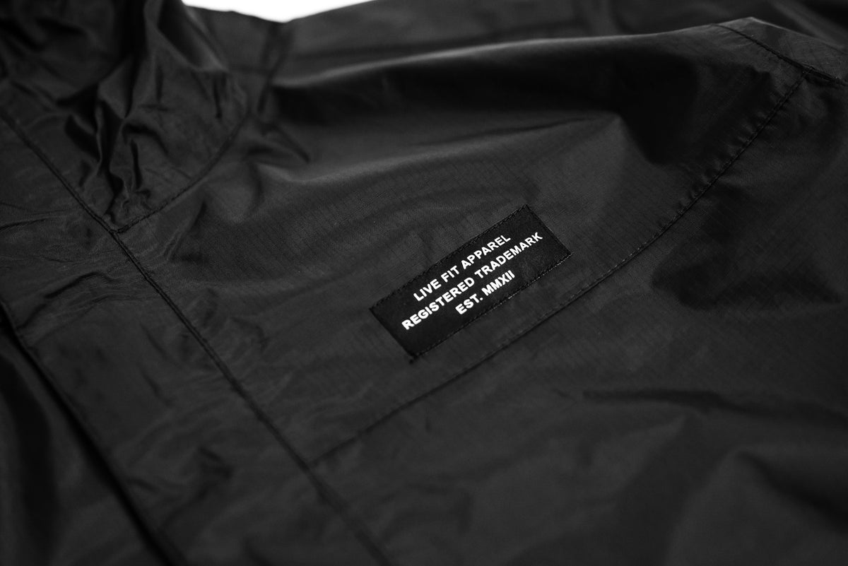 EST. Windbreaker Jacket - Black