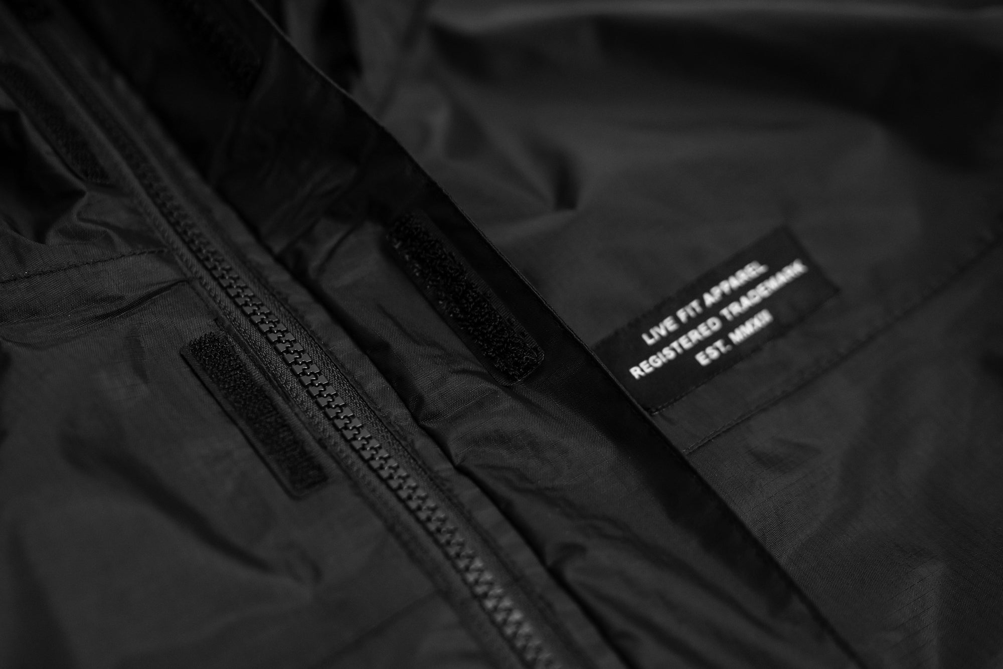 EST. Windbreaker Jacket - Black