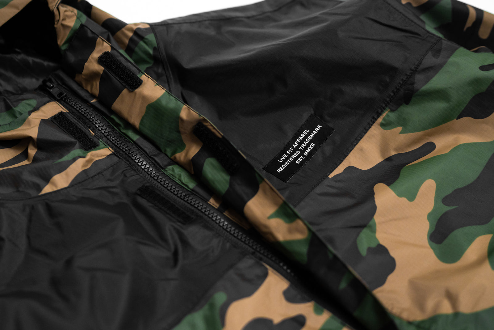 EST. Windbreaker Jacket - Camo