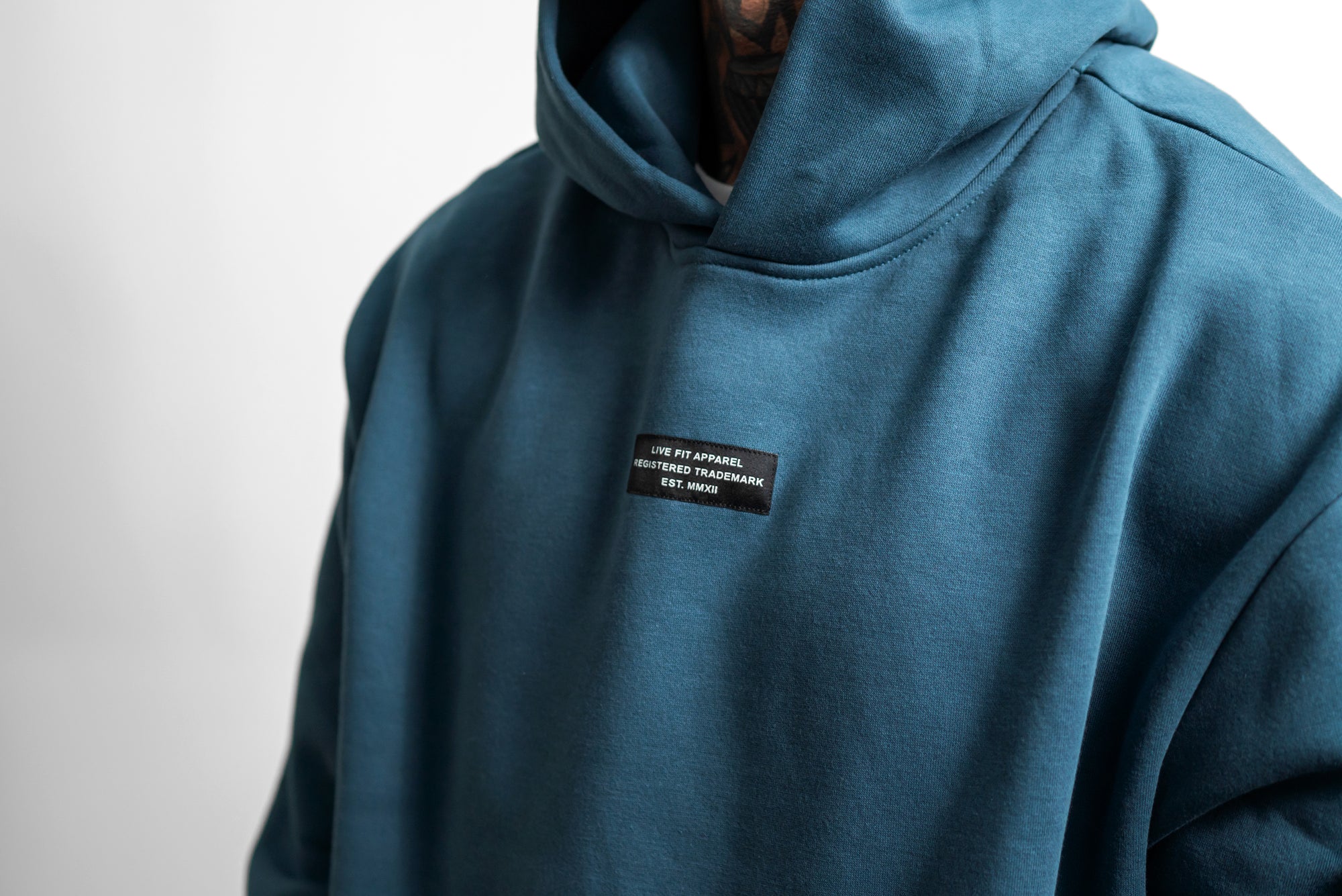 Core Fleece Hoodie - Deep Cyan