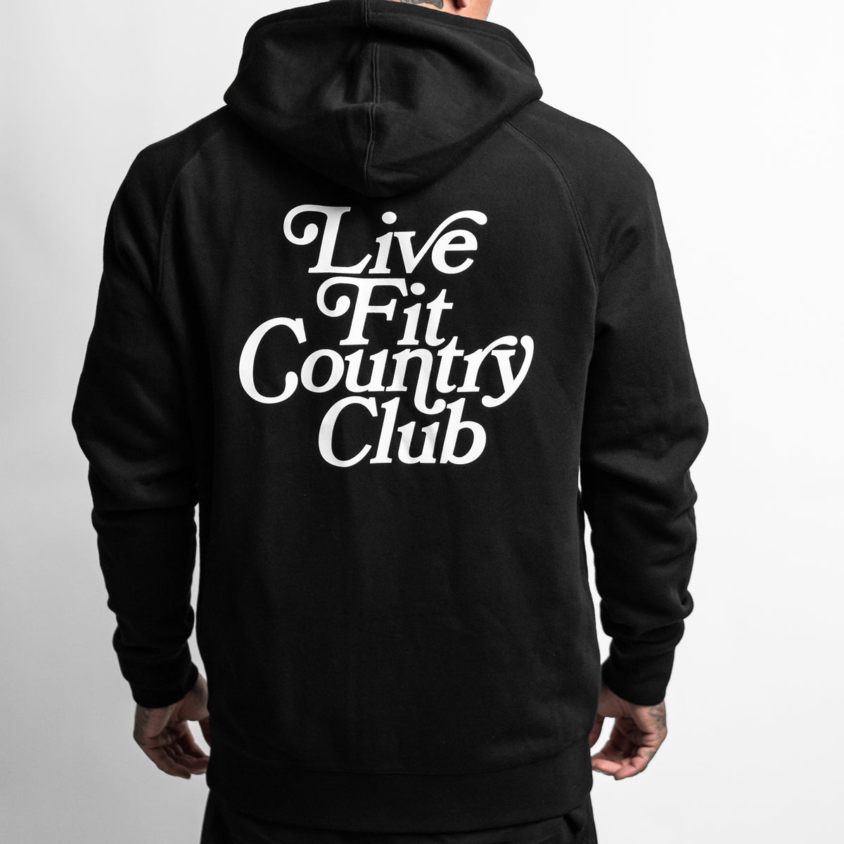 Country Club Zip Up - Black