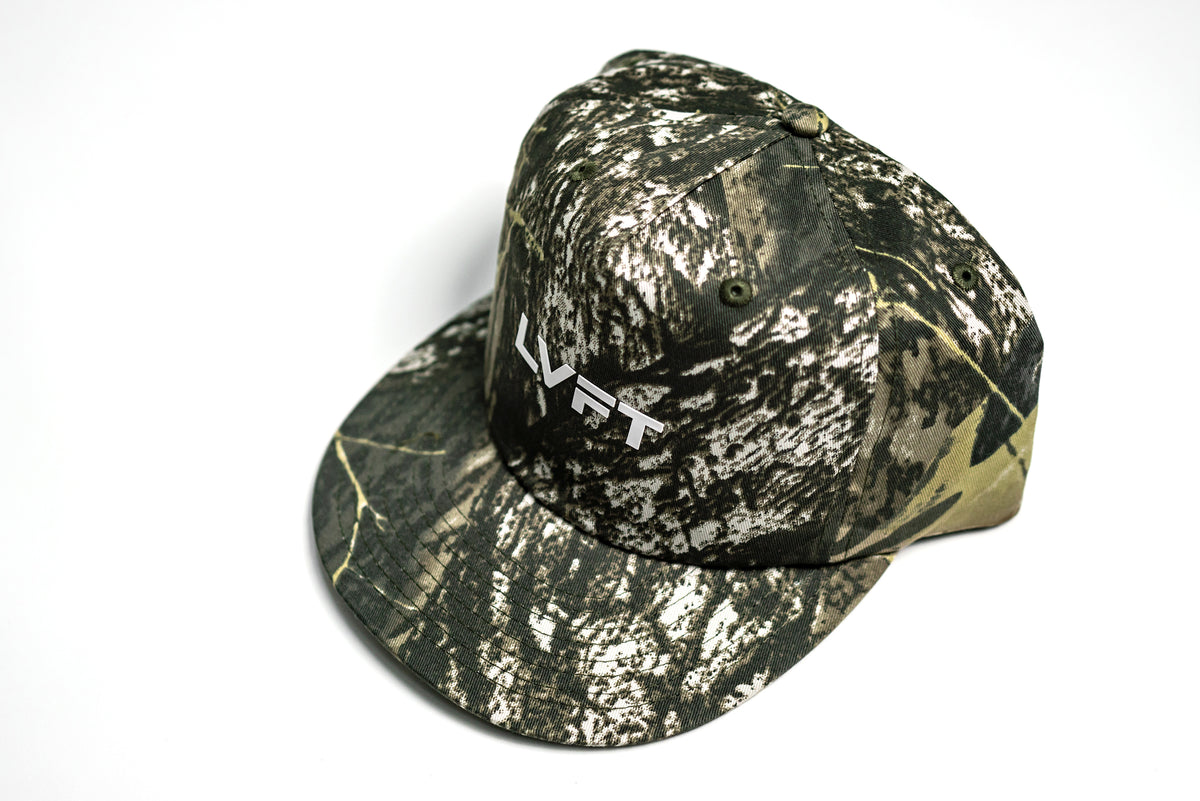Slate Cotton Twill Flatbill Snapback - Tree Camo