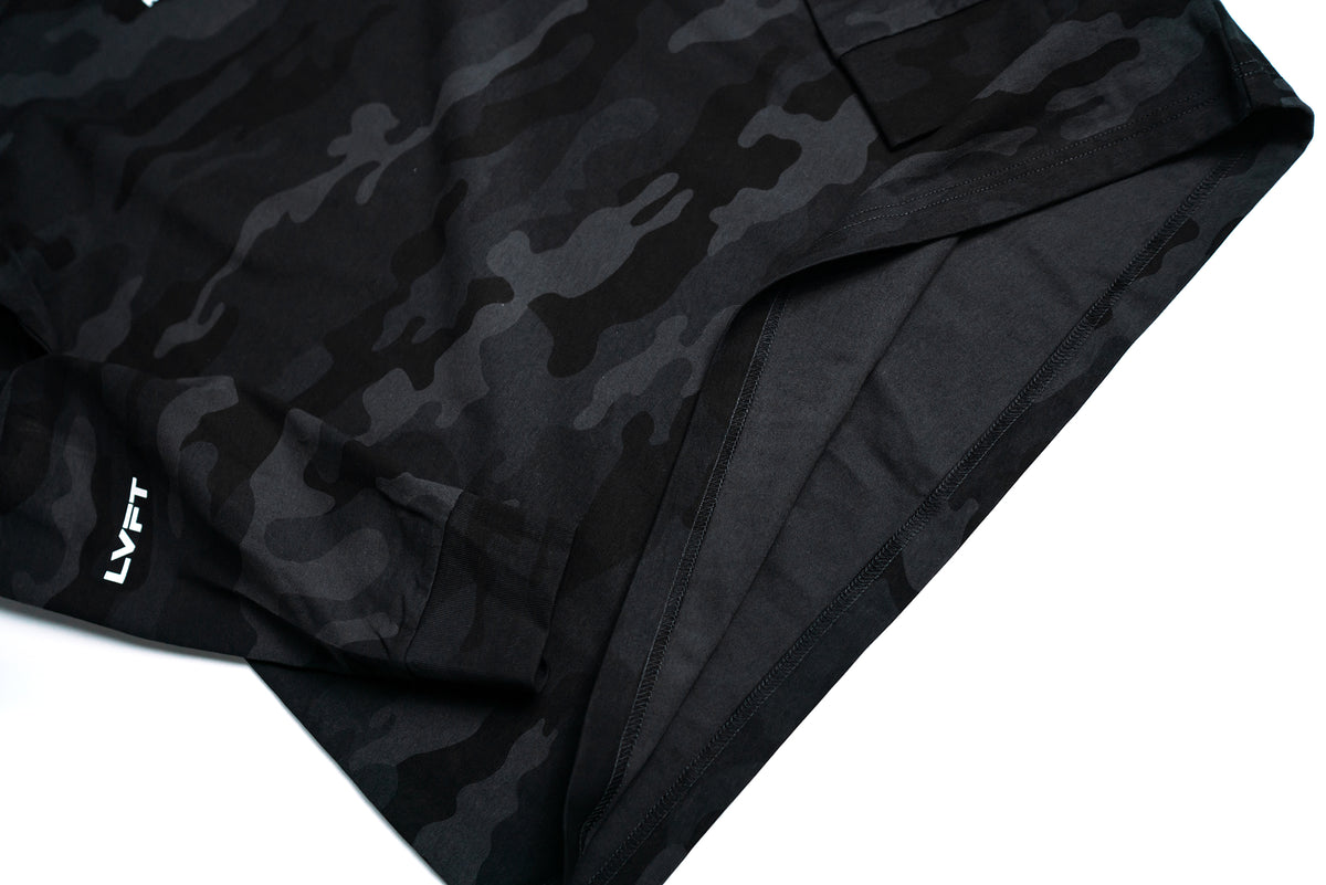 EST. Long Sleeve Tee - Black Camo