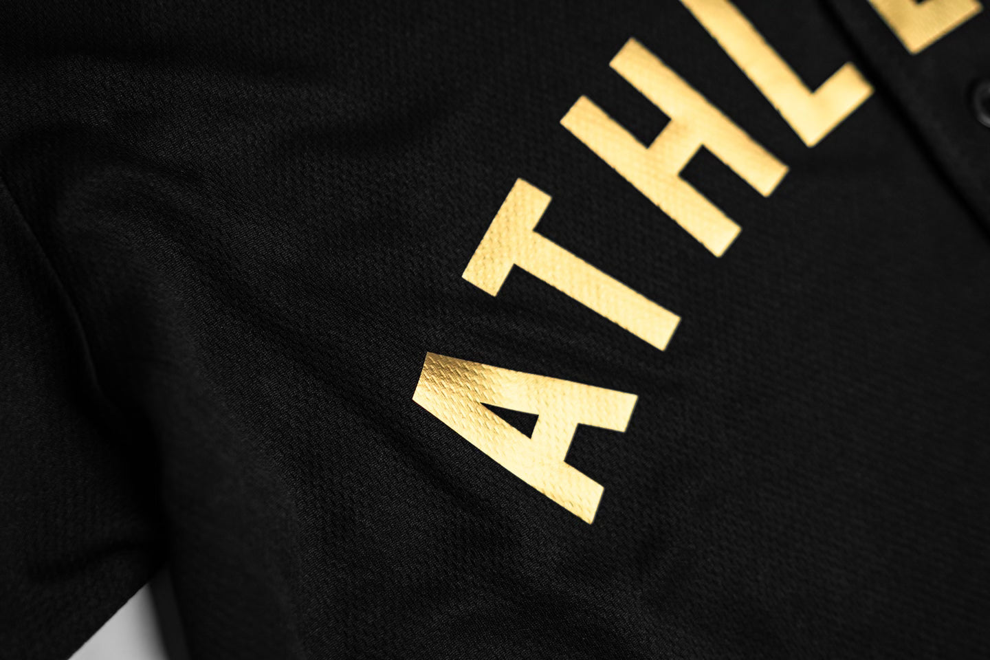 Athletics Baseball Jersey - Black/Gold