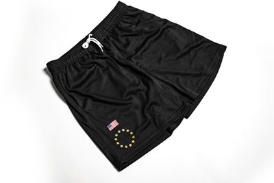 Elite Contender Mesh Shorts - Black/Gold