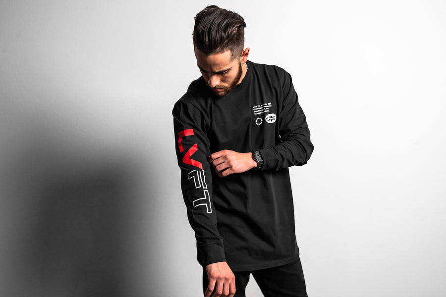 Racer Long Sleeve - Black