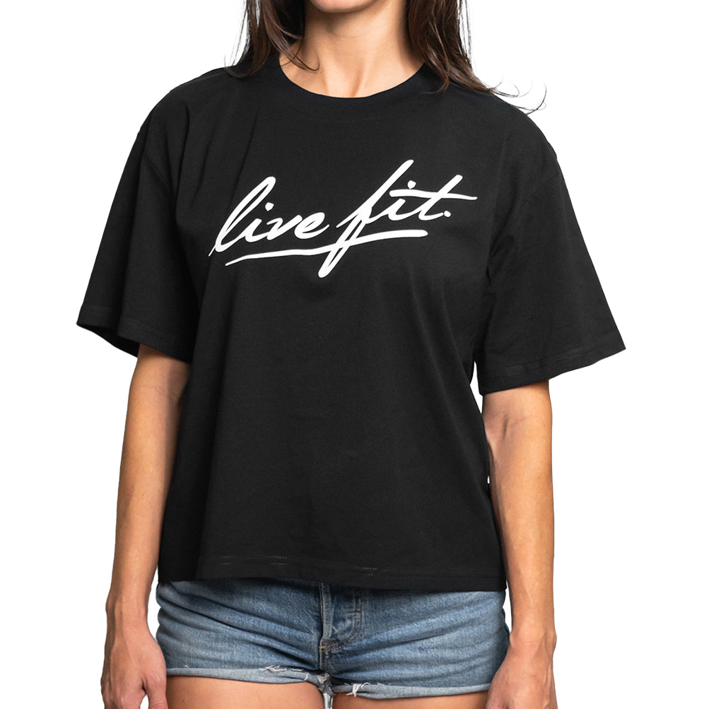 Boyfriend Strike Tee - Black