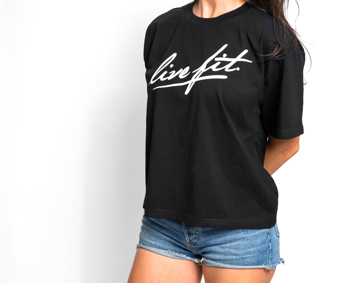 Boyfriend Strike Tee - Black