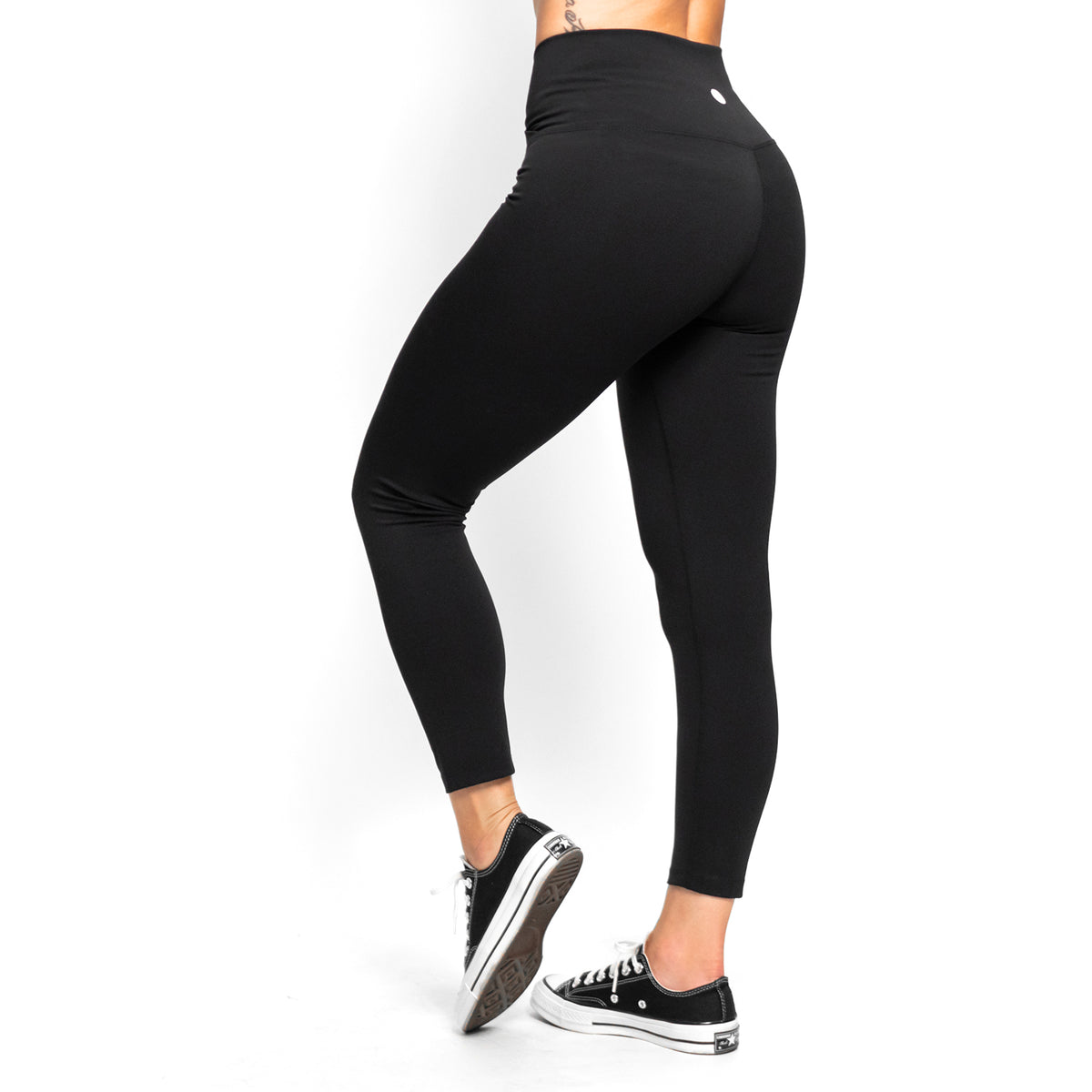 Crossover Leggings - Black