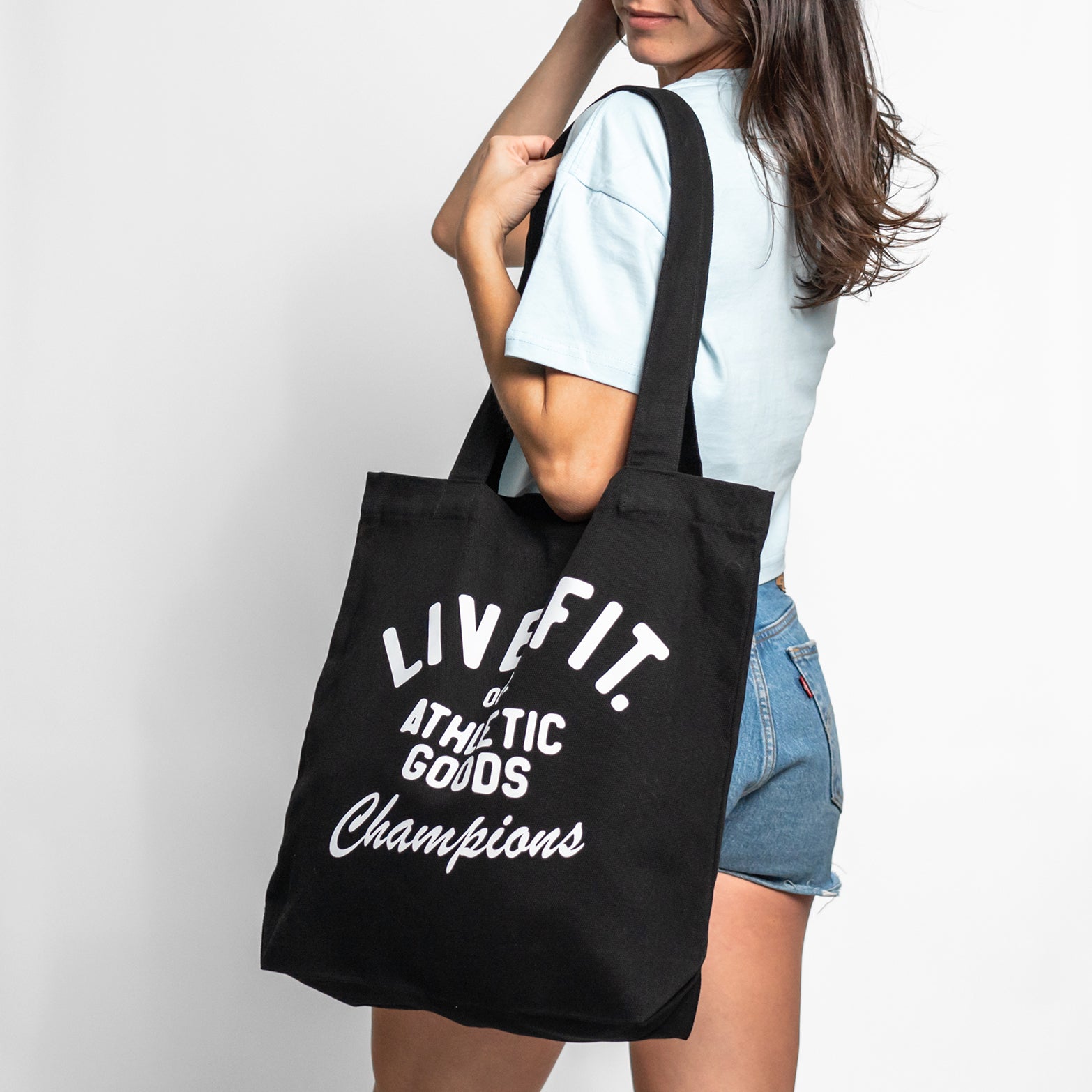 Athletic Goods Tote - Black