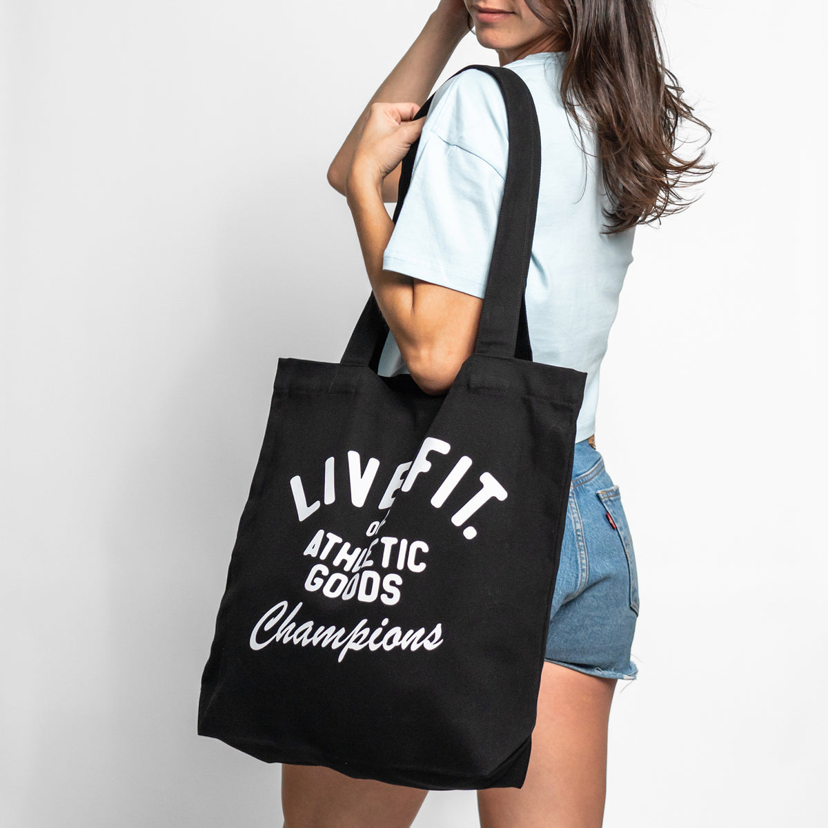 Athletic Goods Tote - Black