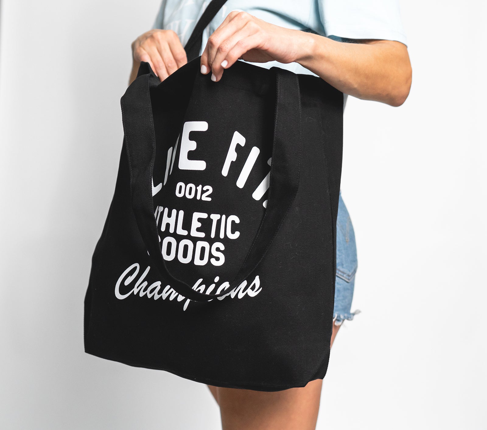 Athletic Goods Tote - Black