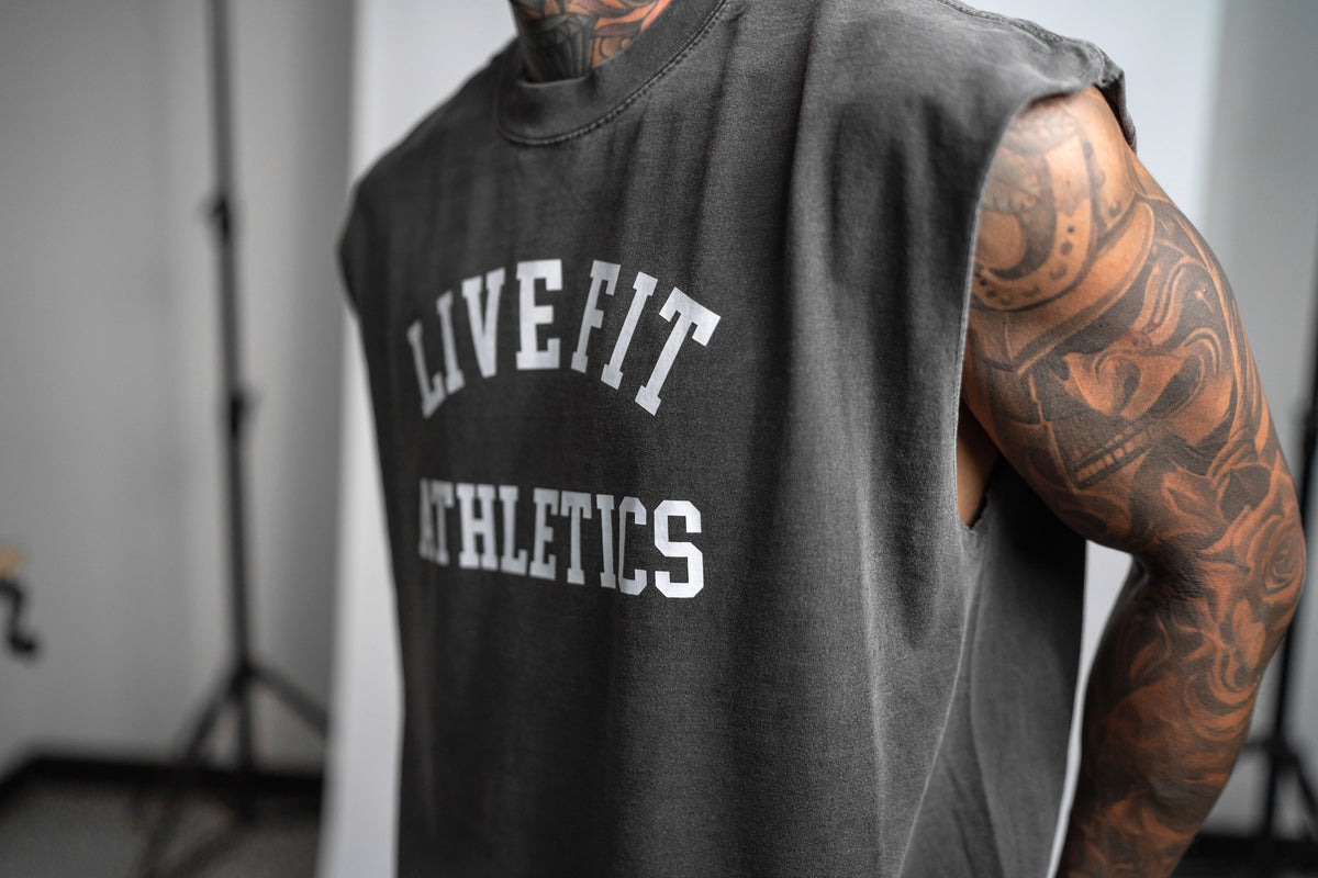 Live Fit Athletics Muscle Tank - Shadow