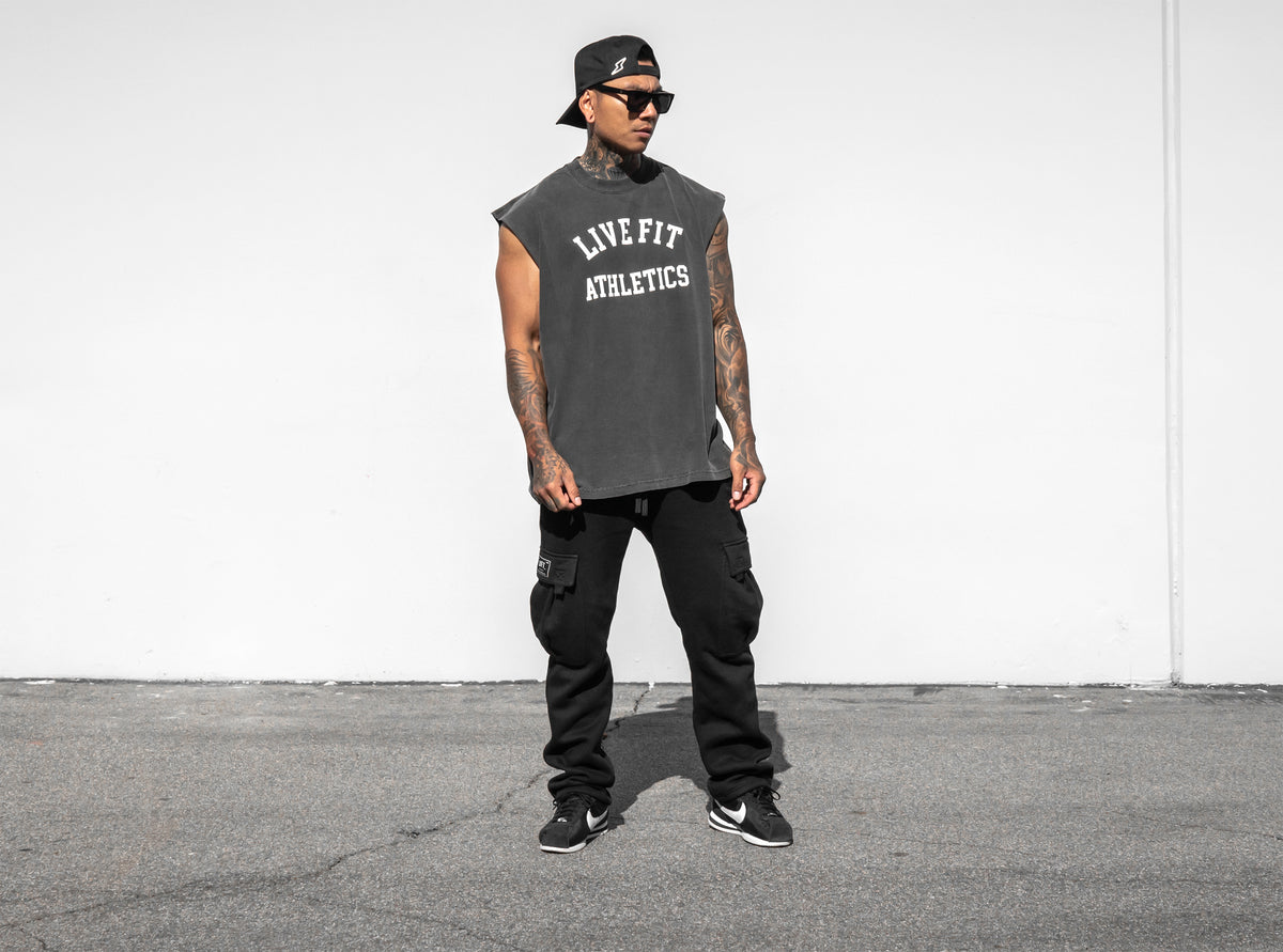 Live Fit Athletics Muscle Tank - Shadow