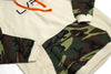 Lifestyle Hoodie - Green Camo / Beige /Orange