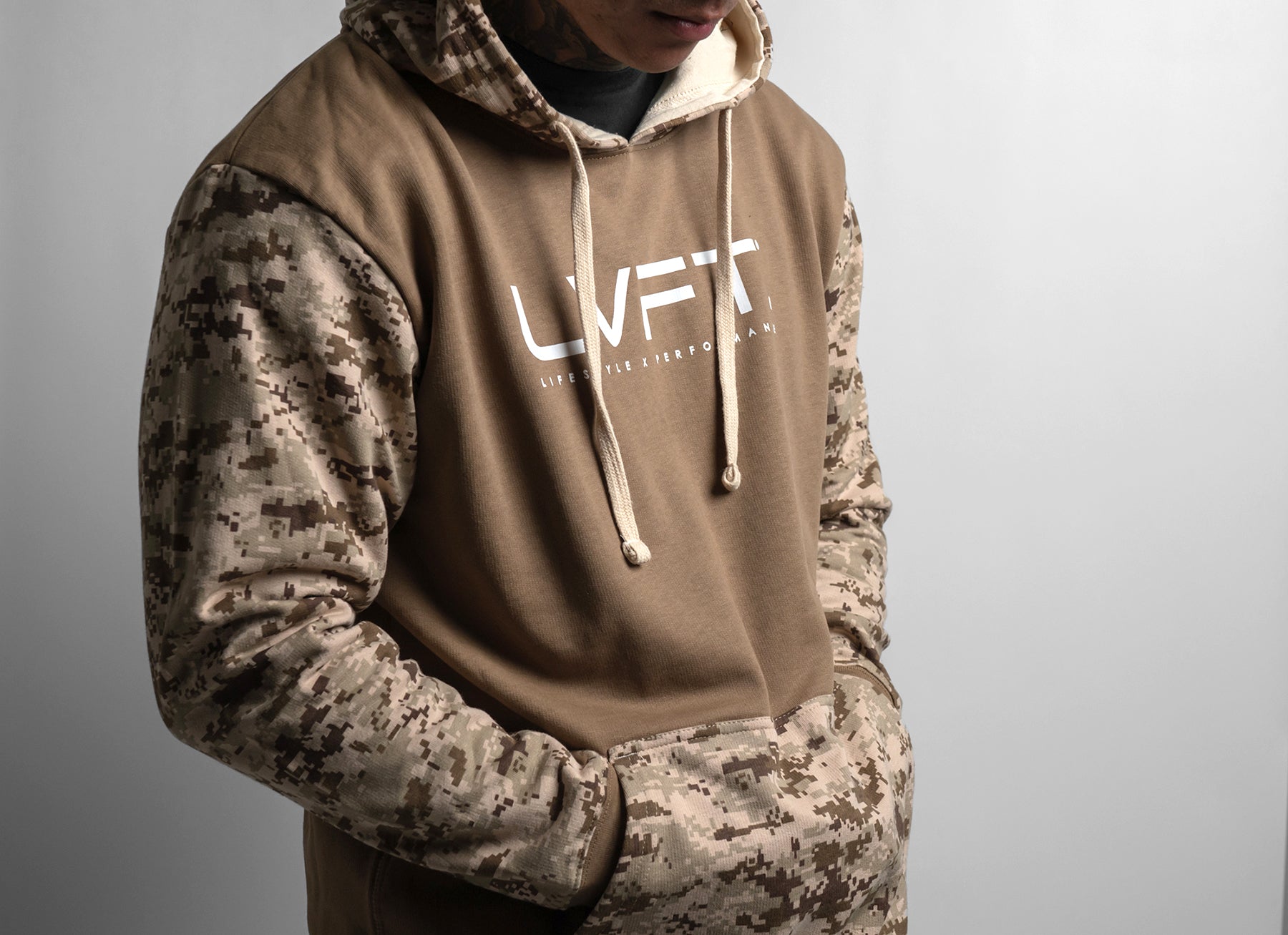 Lifestyle Hoodie - Desert Camo