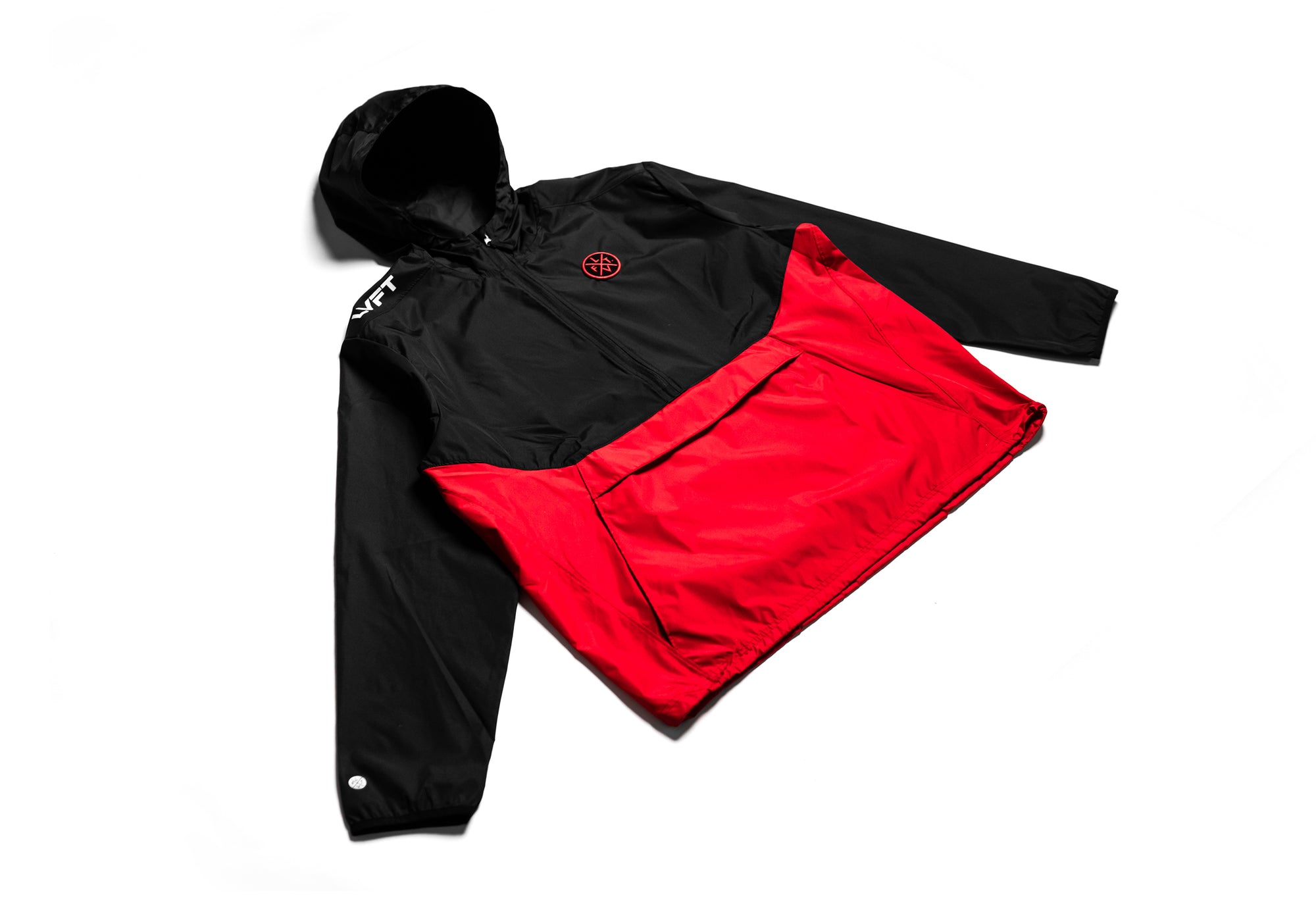 Division Anorak Jacket - Black / Red