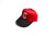 C 5 Panel Cap - Red / Black