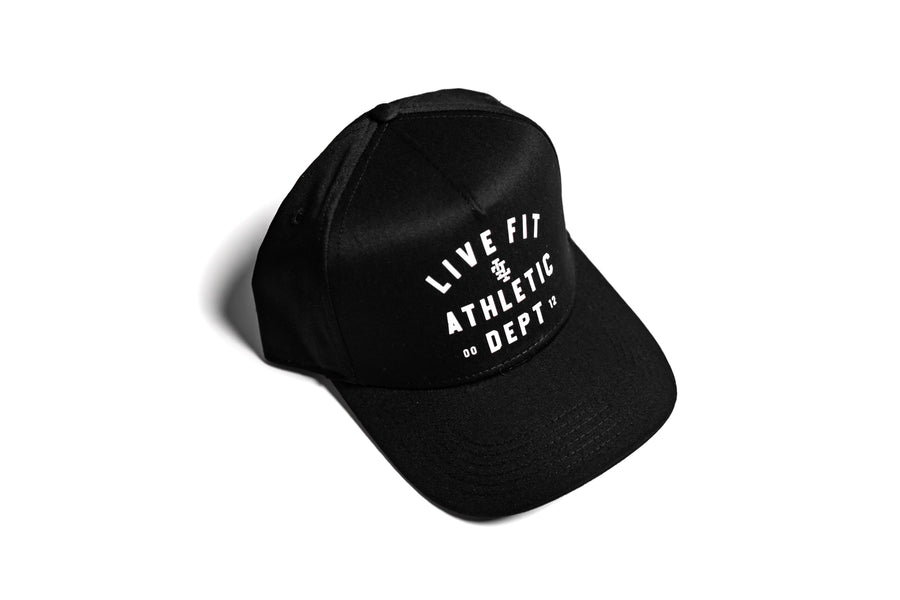 Athletic Dept 5 Panel Cap - Black