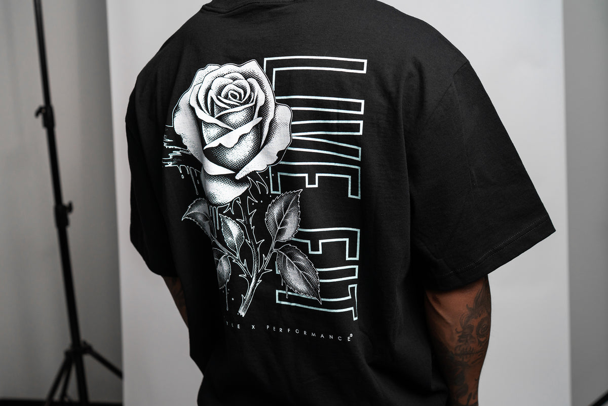 Rose Tee - Black