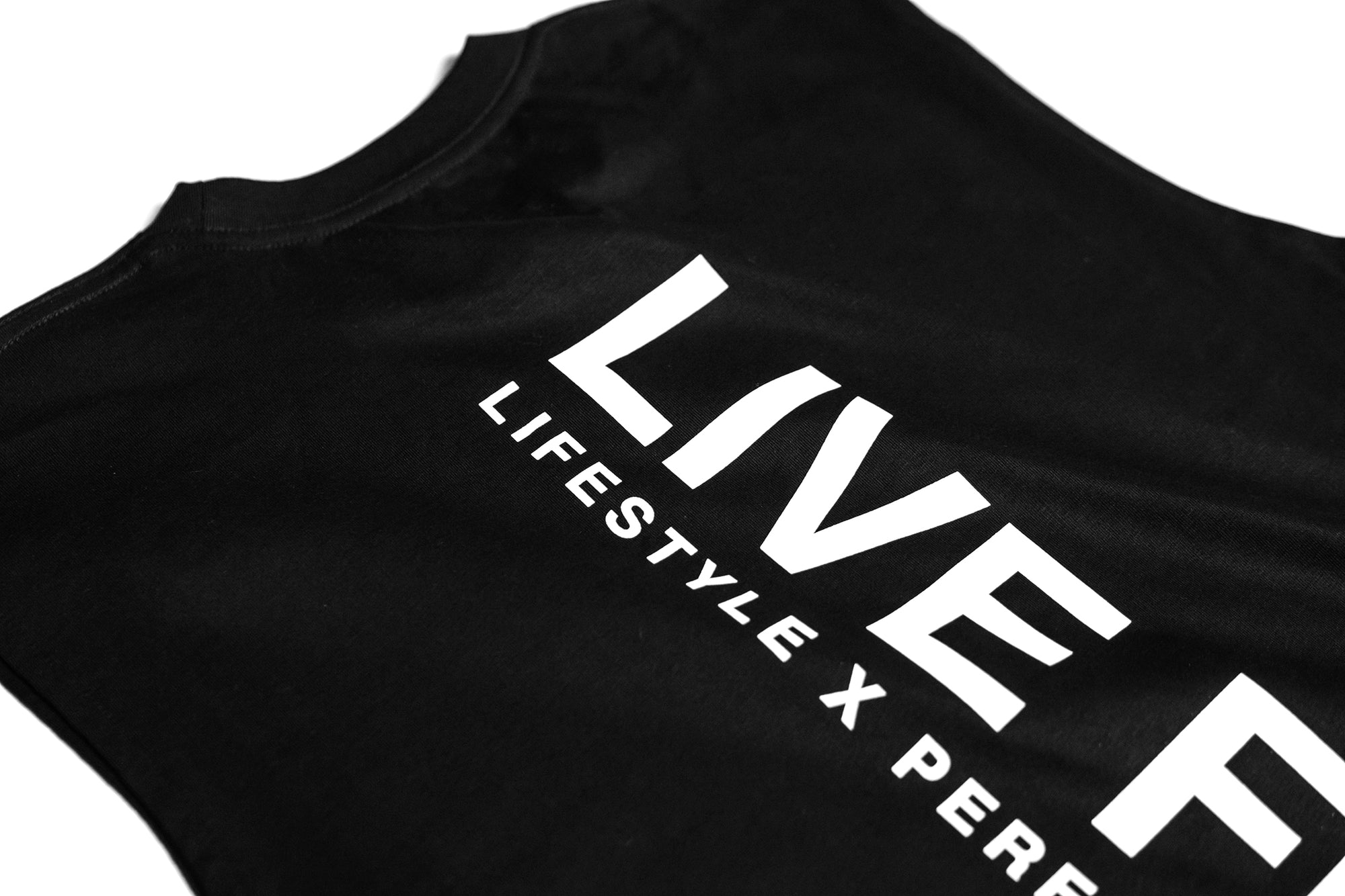 Urban Pump Tee - White/Black - Live Fit. Apparel