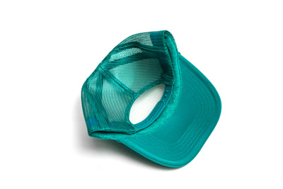 Country Club Foam Trucker - Turquoise Gold