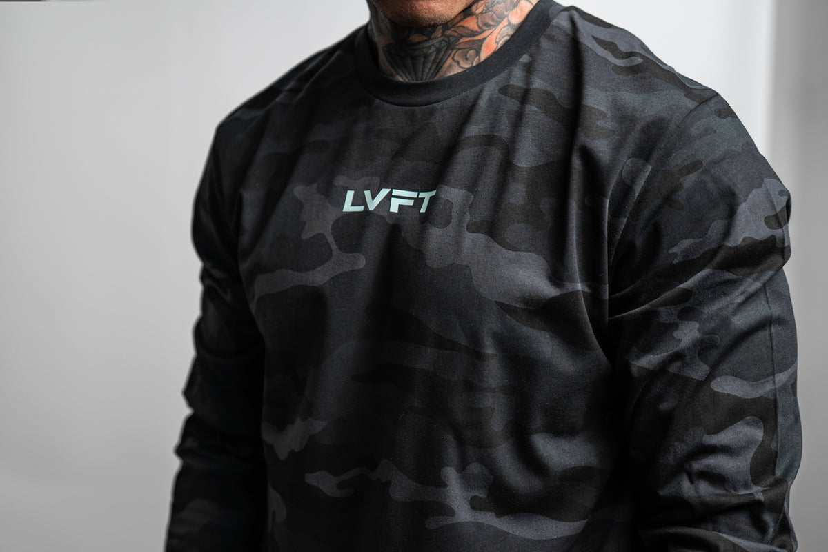 Terrain Long Sleeve - Black Camo