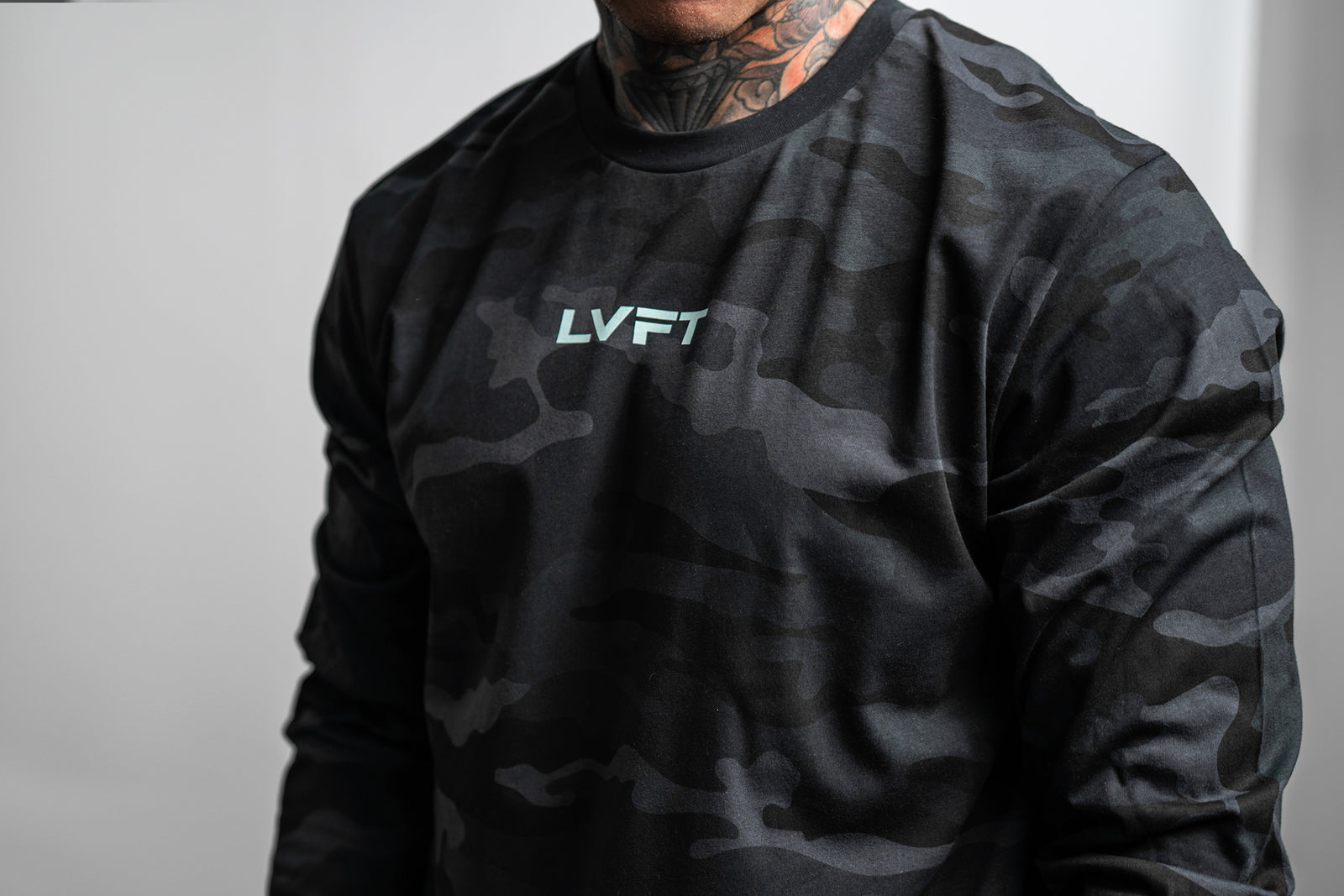Terrain Long Sleeve - Black Camo