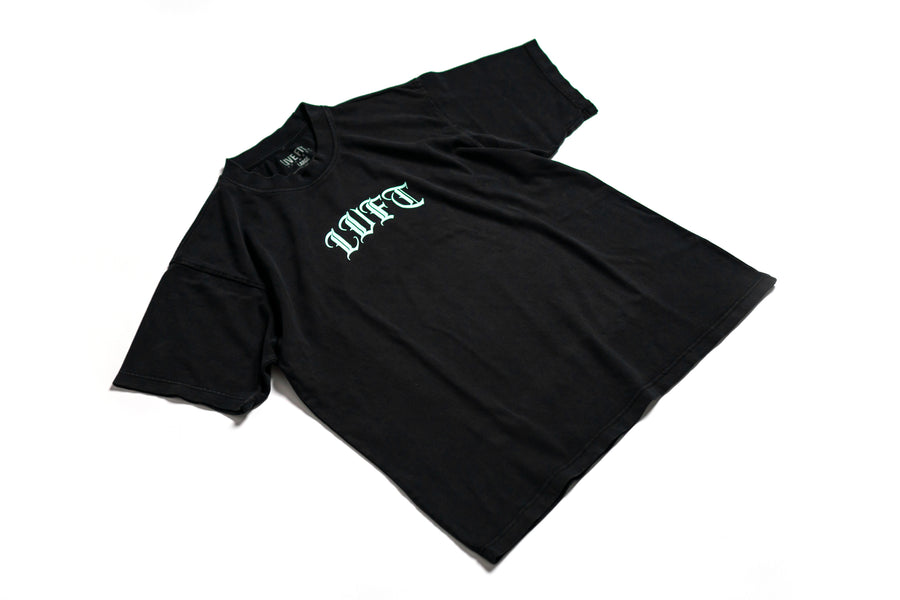 Gotham Oversized Tee - Vintage Black / Mint