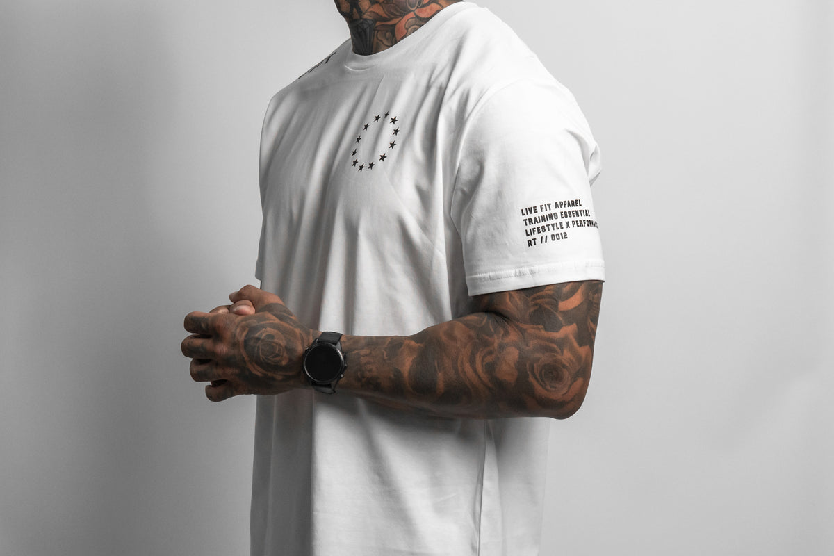 RT Base Scallop Tee - White