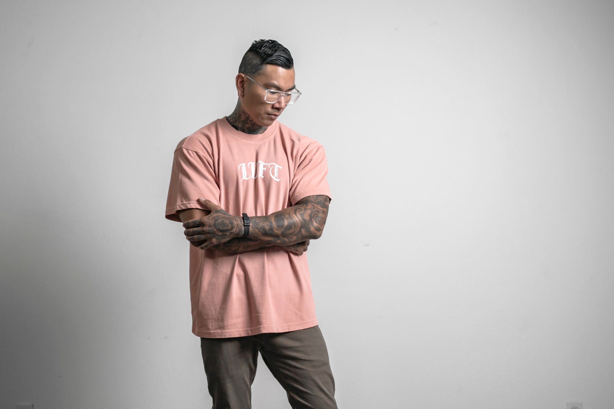 Gotham Oversized Tee - Salmon