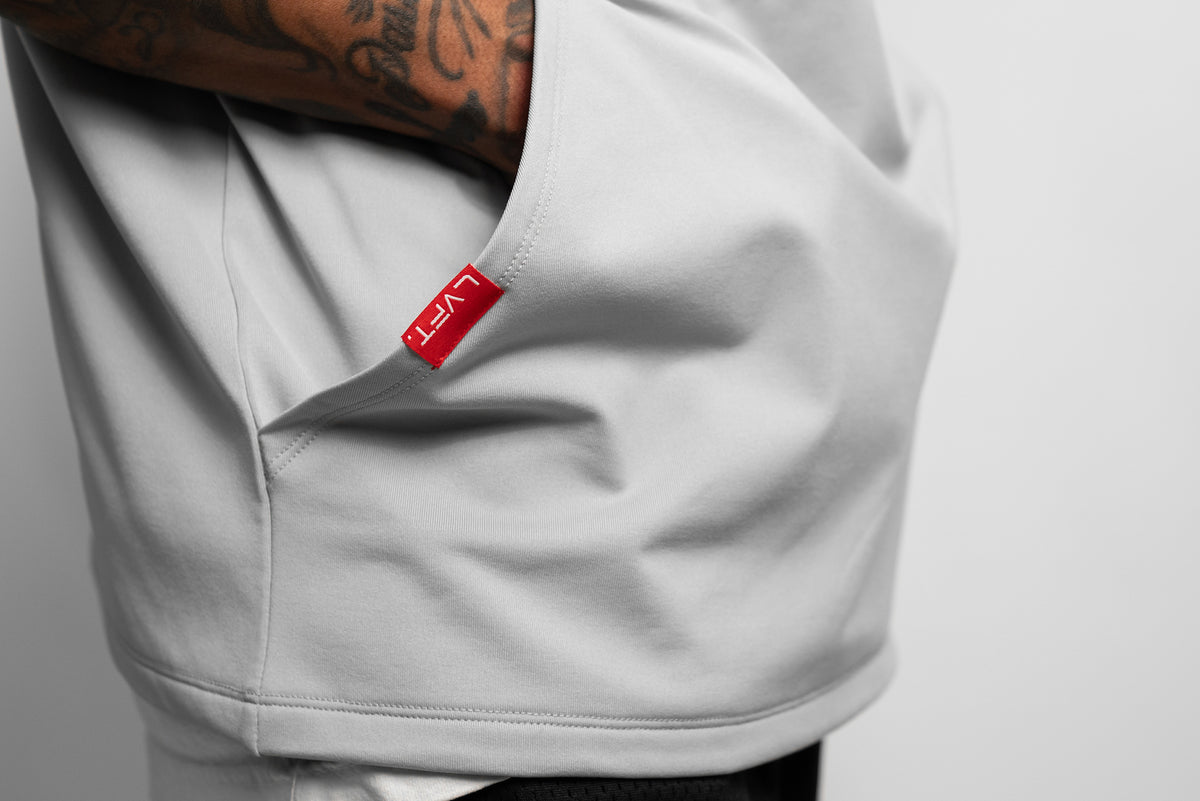 Fundamentals Sleeveless Hoodie - Silver