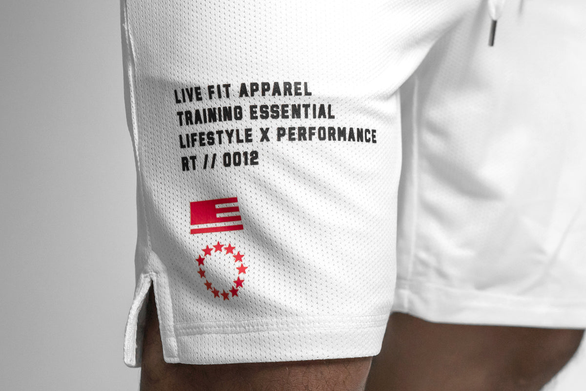 RT Court Shorts - White