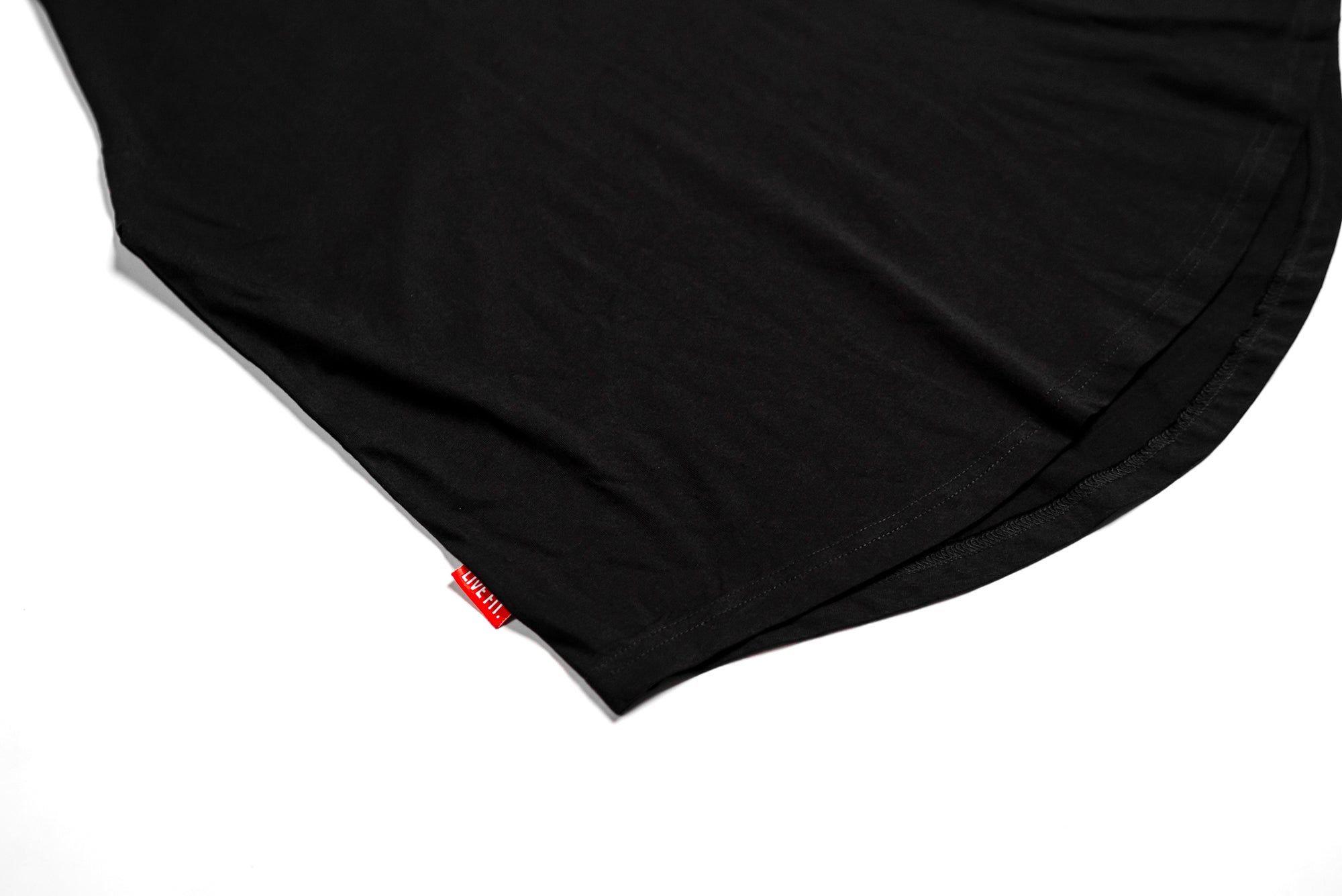 Long Body Drop Tail Tank - Black