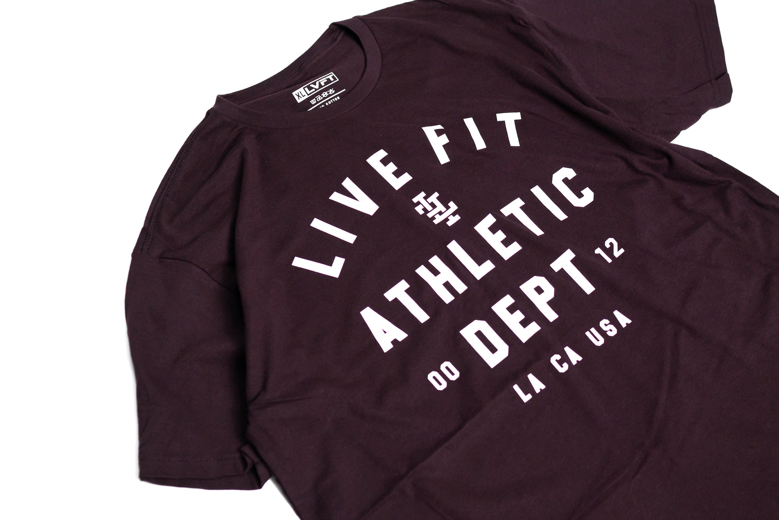 Athletic Department Tee - Oxblood