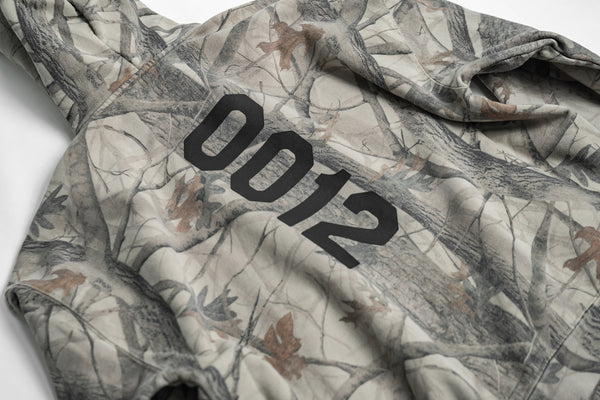 Tree Camo 0012 Heavyweight Zip Up Hoodie - Live Fit. Apparel