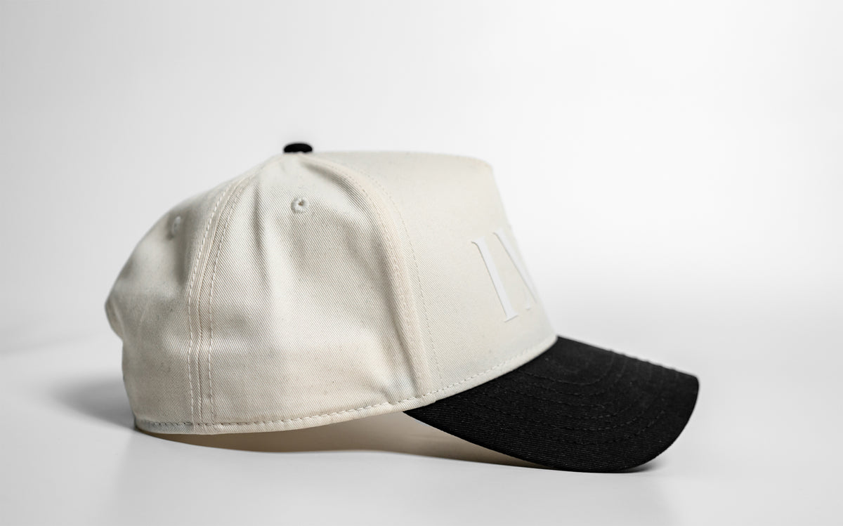 Echo 5 Panel A Frame Snapback - Natural / Black