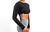 Micro Ribbed Athletic Cropped Long Sleeve - Black