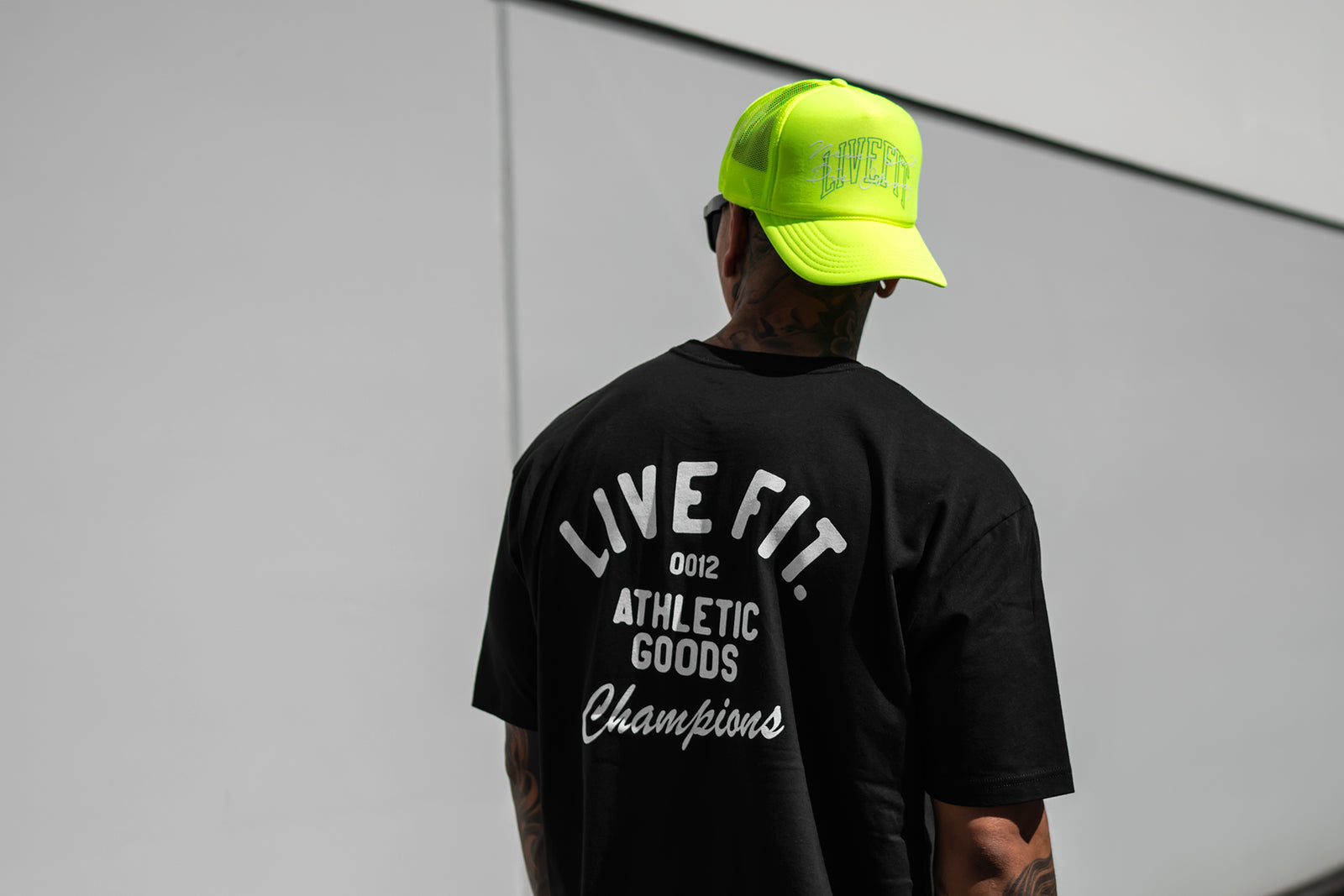 Never Quit x Die Strong Foam Trucker - Neon Yellow