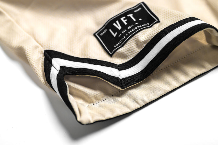 Retro Court Side Shorts - Cream