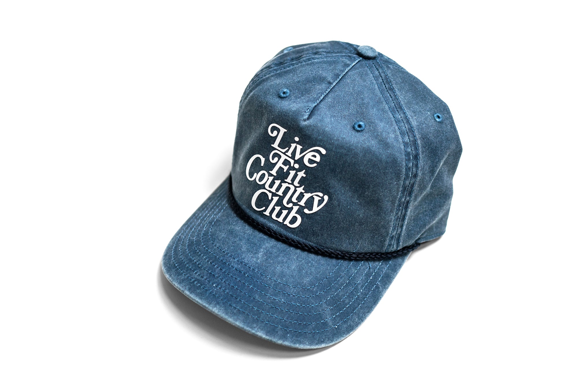 Live Fit. Country Club Denim Rope Snapback