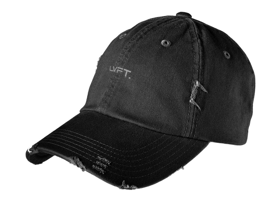 Distressed Dad Cap - Black