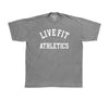 Livefit. Athletics Heavyweight Tee - Cement