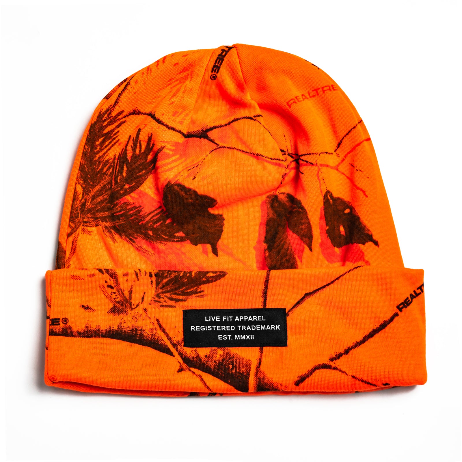 EST. Lined Cuffed Beanie - Blazin' Tree Camo