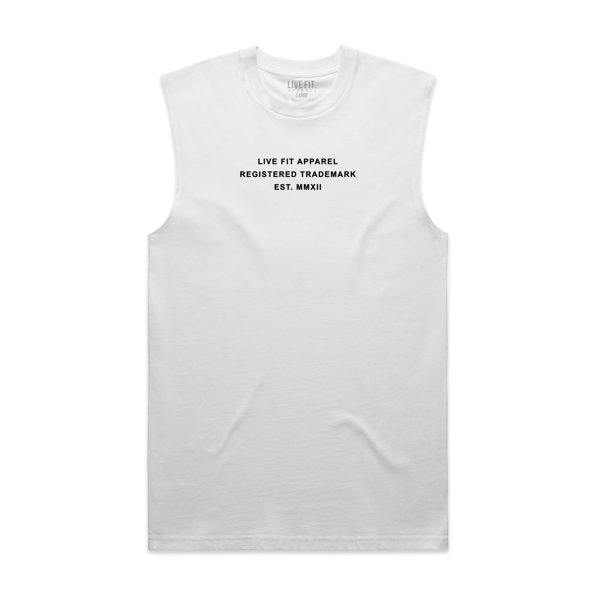 EST. Muscle Tank - White