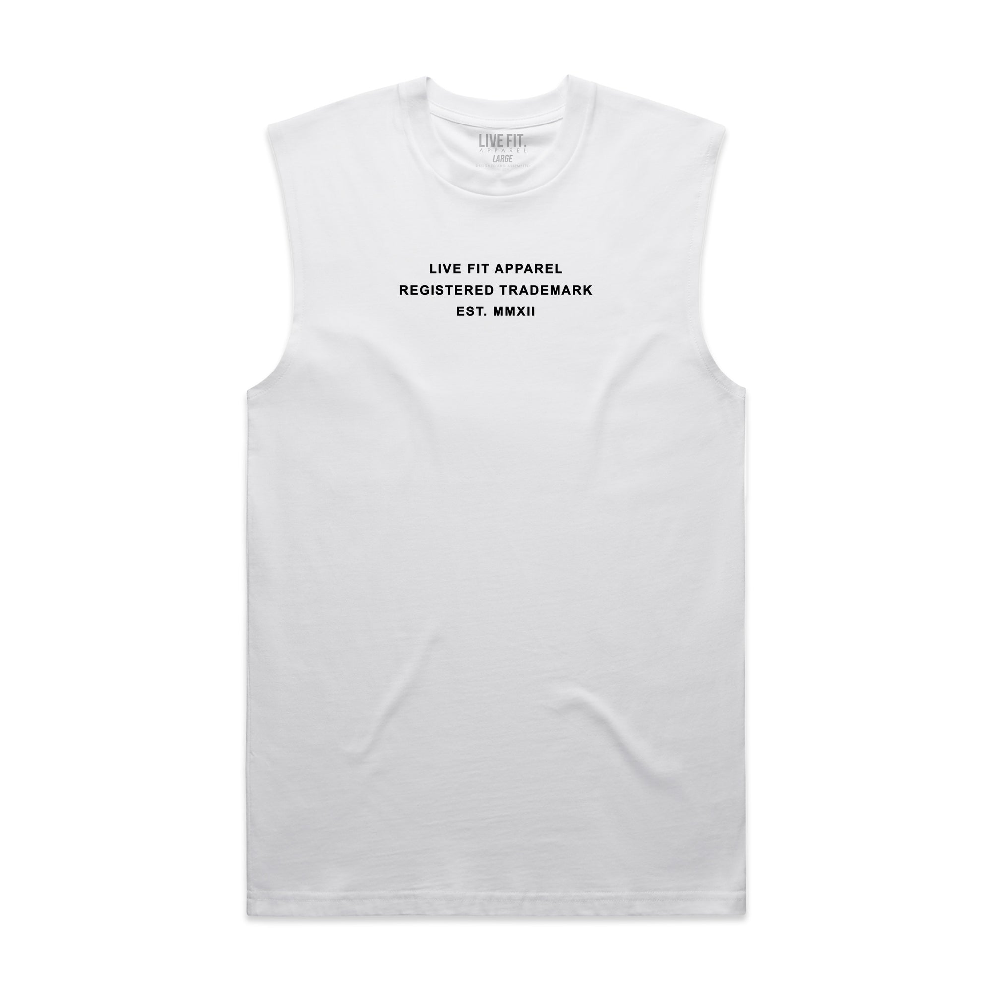 EST. Muscle Tank - White