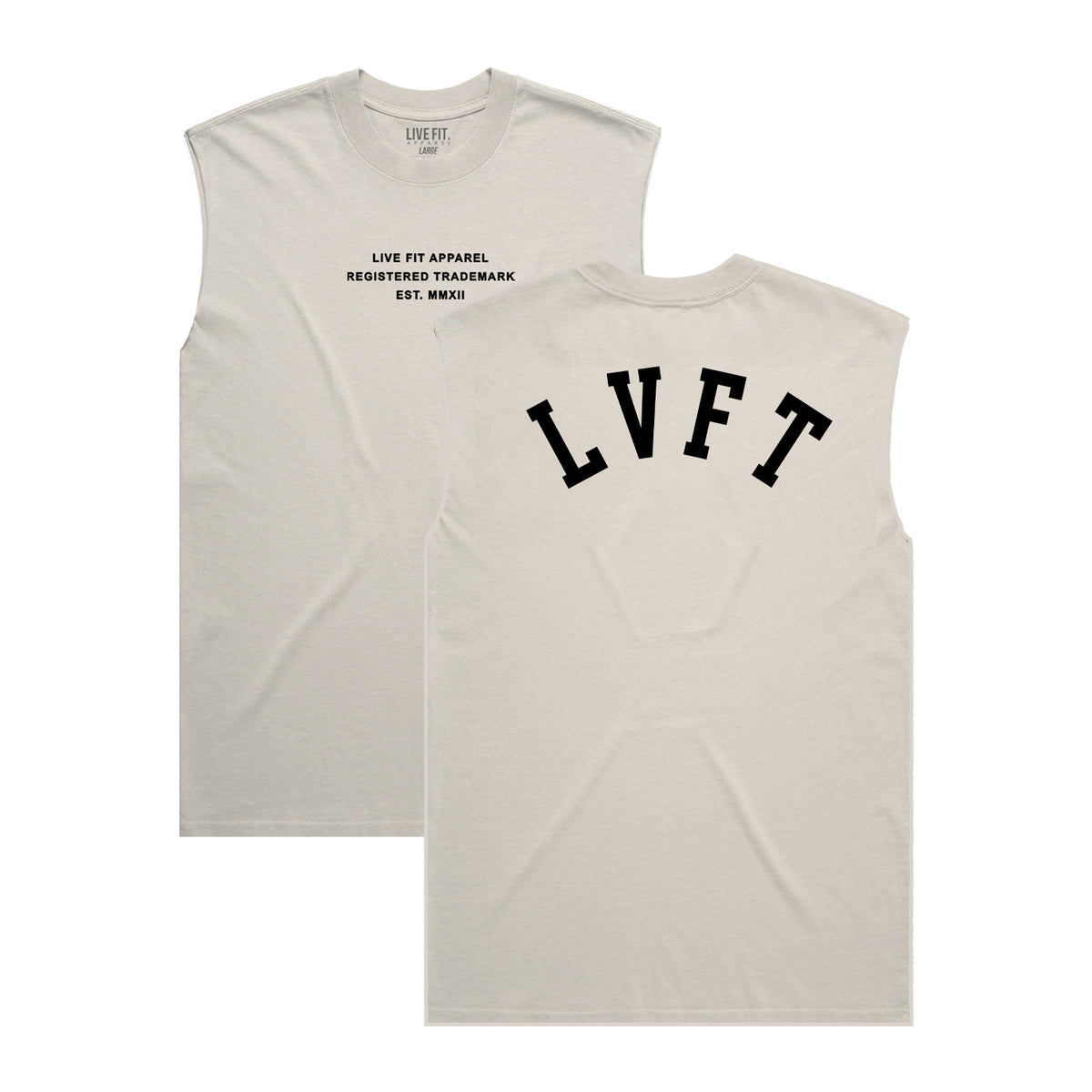 Faded Heavyweight Muscle Tank - Faded Bone