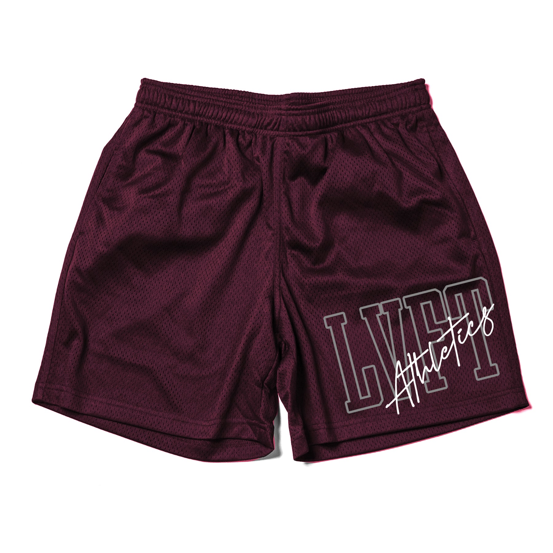 Field Rec Mesh Shorts - Burgundy