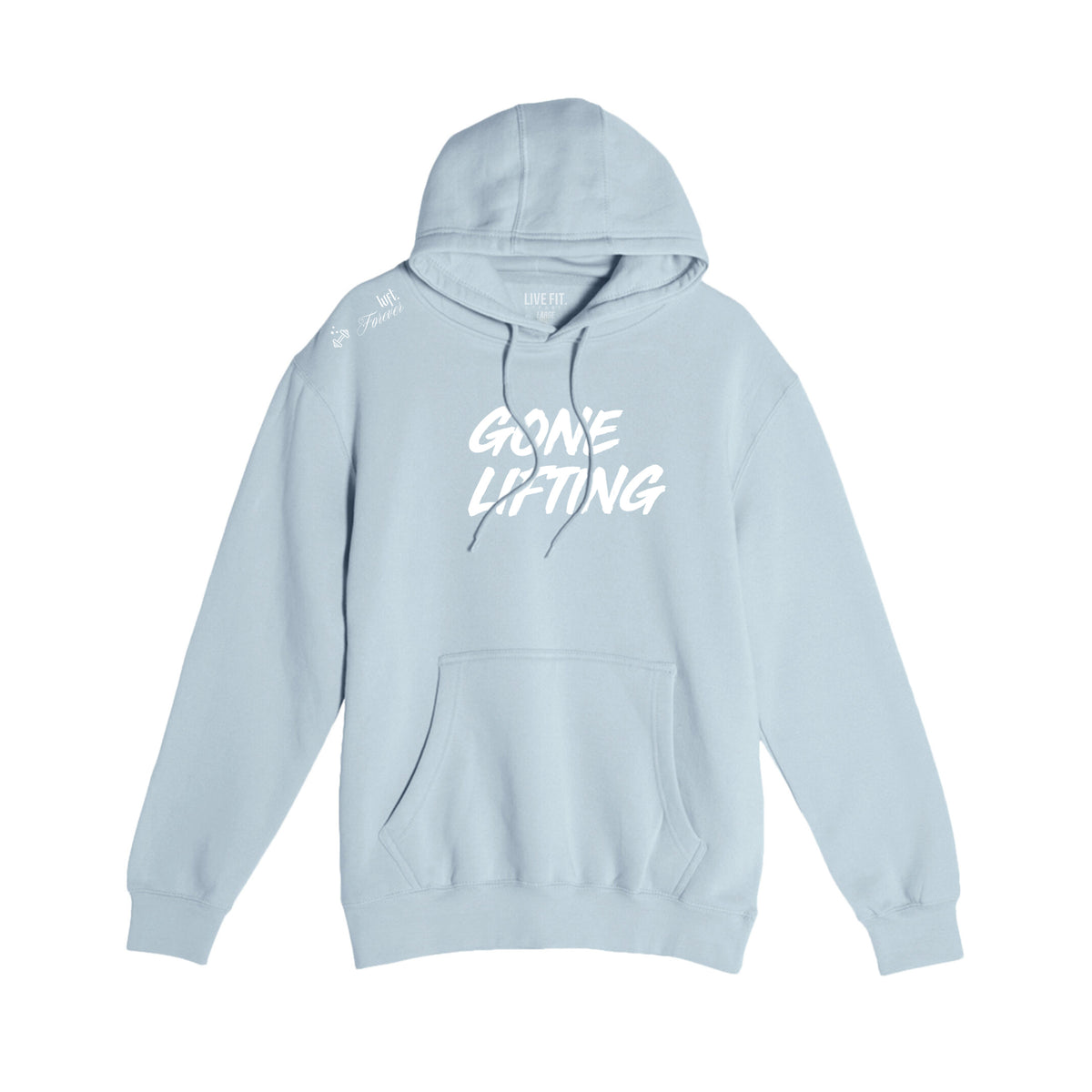 Gone Lifting Hoodies - Blue Mist