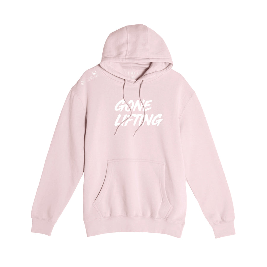 Gone Lifting Hoodies - Pale Pink